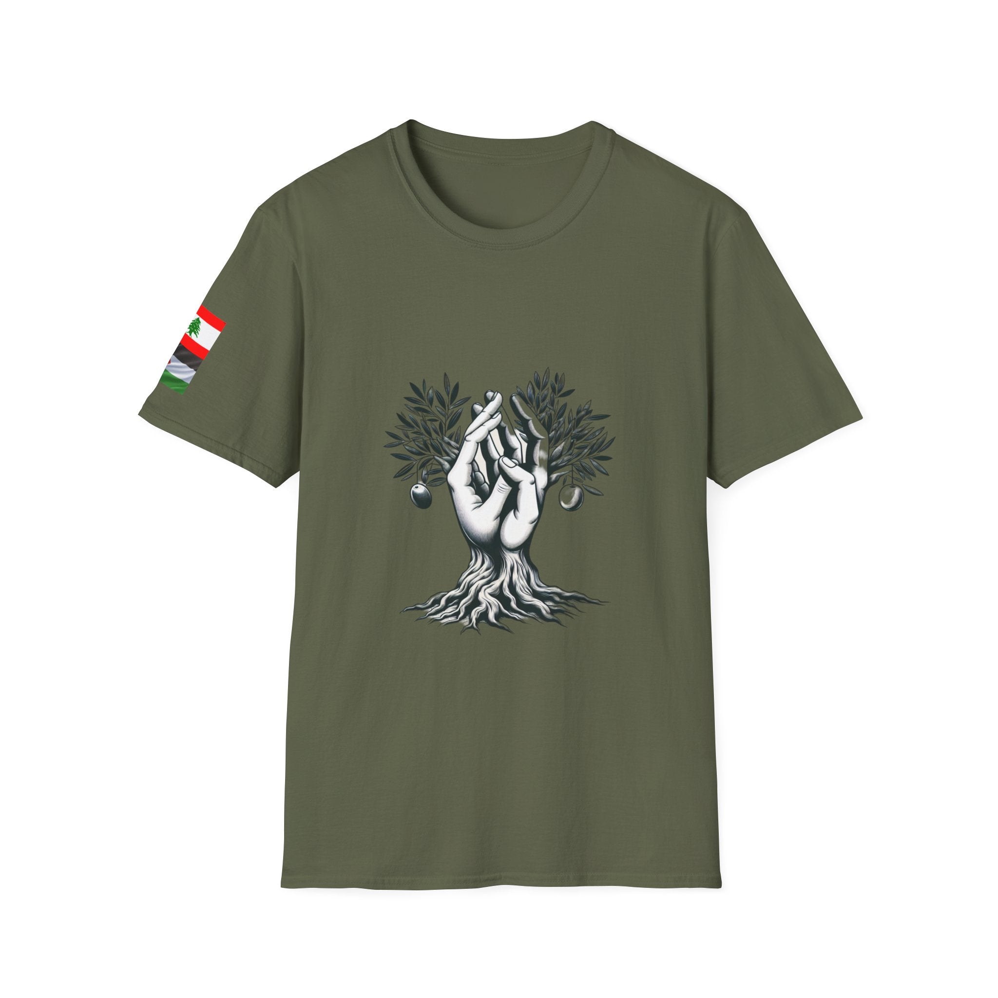 Unisex Lebanon & Palestine Softstyle T-Shirt