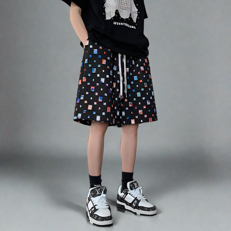 Kor Stylish Loose Straight Shorts