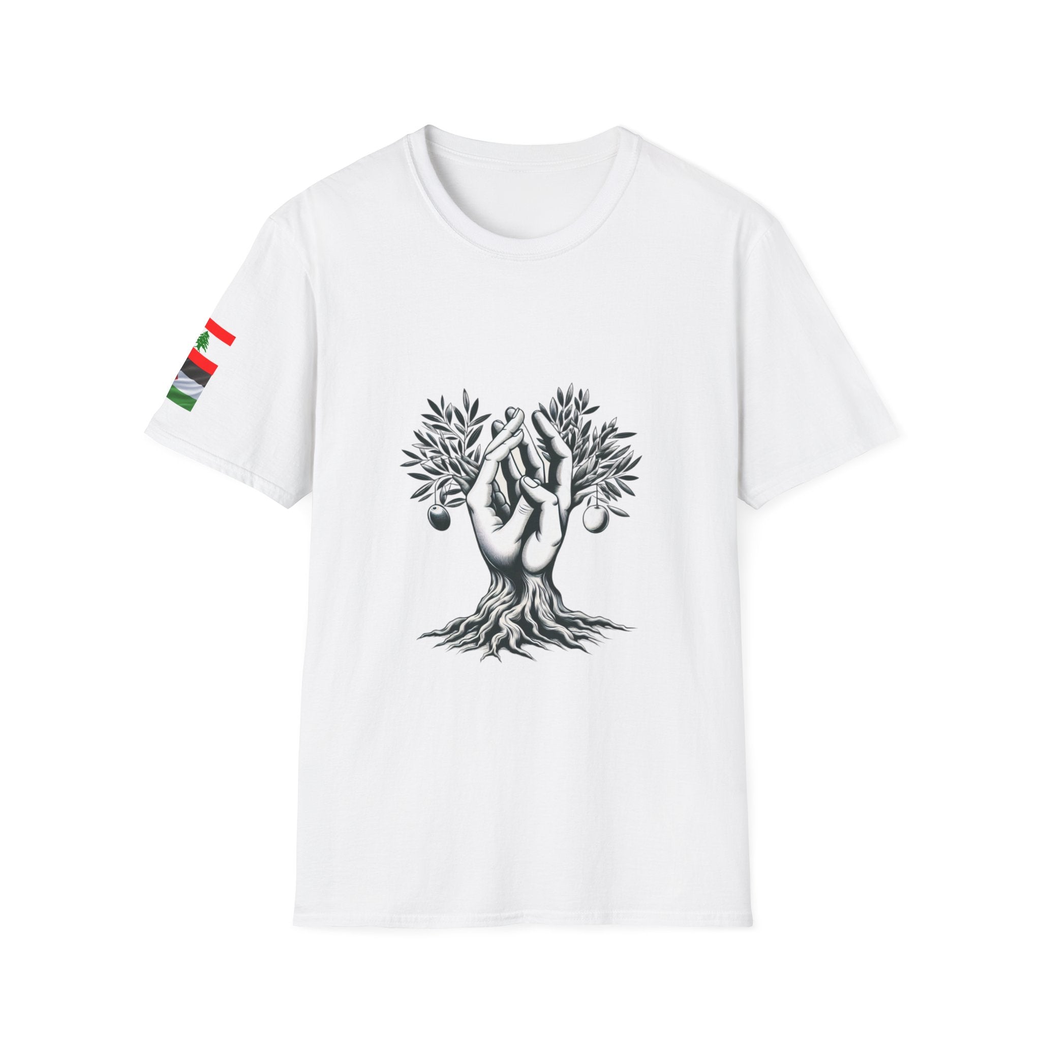 Unisex Lebanon & Palestine Softstyle T-Shirt