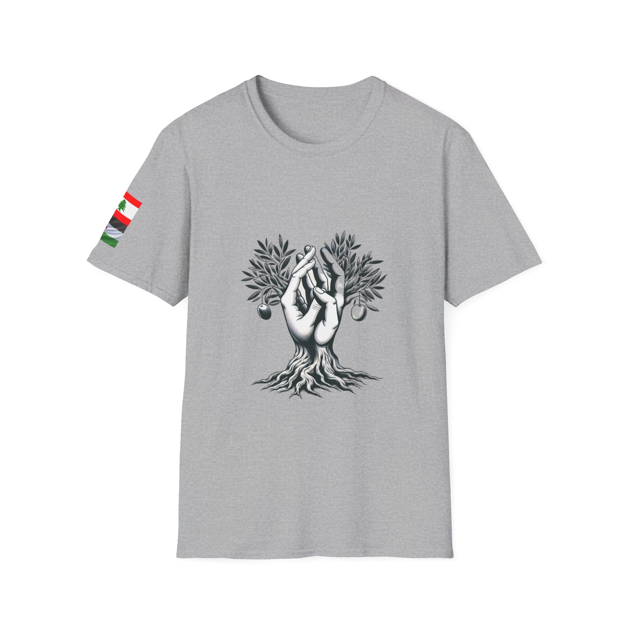 Unisex Lebanon & Palestine Softstyle T-Shirt