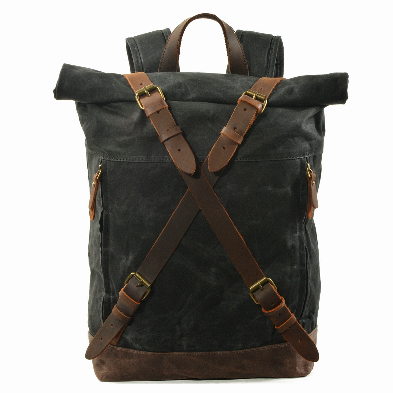 Lux Vintage Waterproof Anti-Theft Wax Canvas Backpack