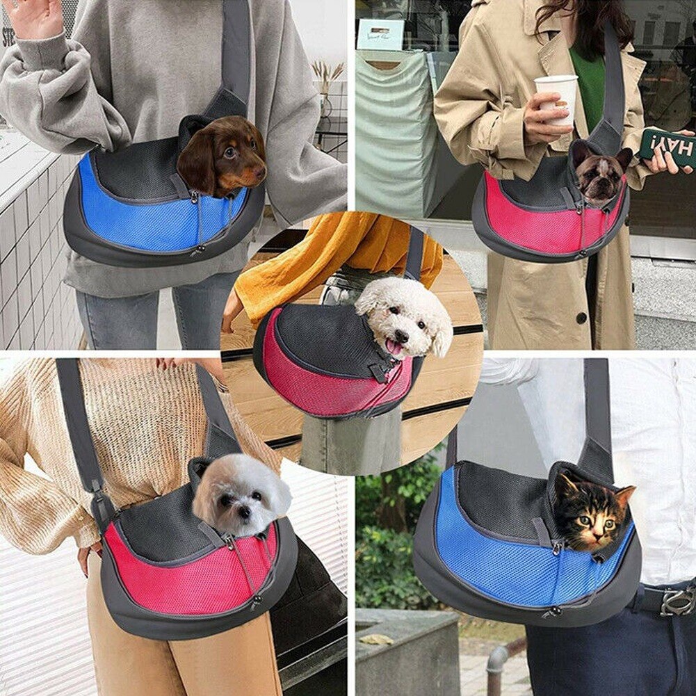 Pet bag cat and dog travel portable messenger shoulder bags breathable mesh pets backpack accessories chihuahua perros acesorios - sepolia shop