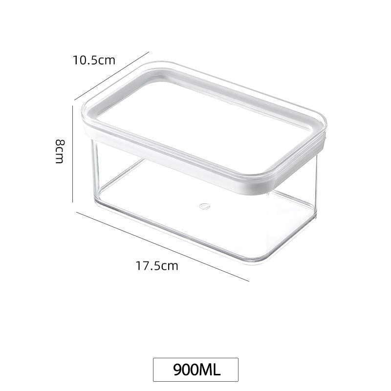 Cabinet Hanging Airtight Food Storage Container Plastic Kitchen Refrigerator Large-capacity Noodle Box Multigrain Storage Tank - sepolia shop