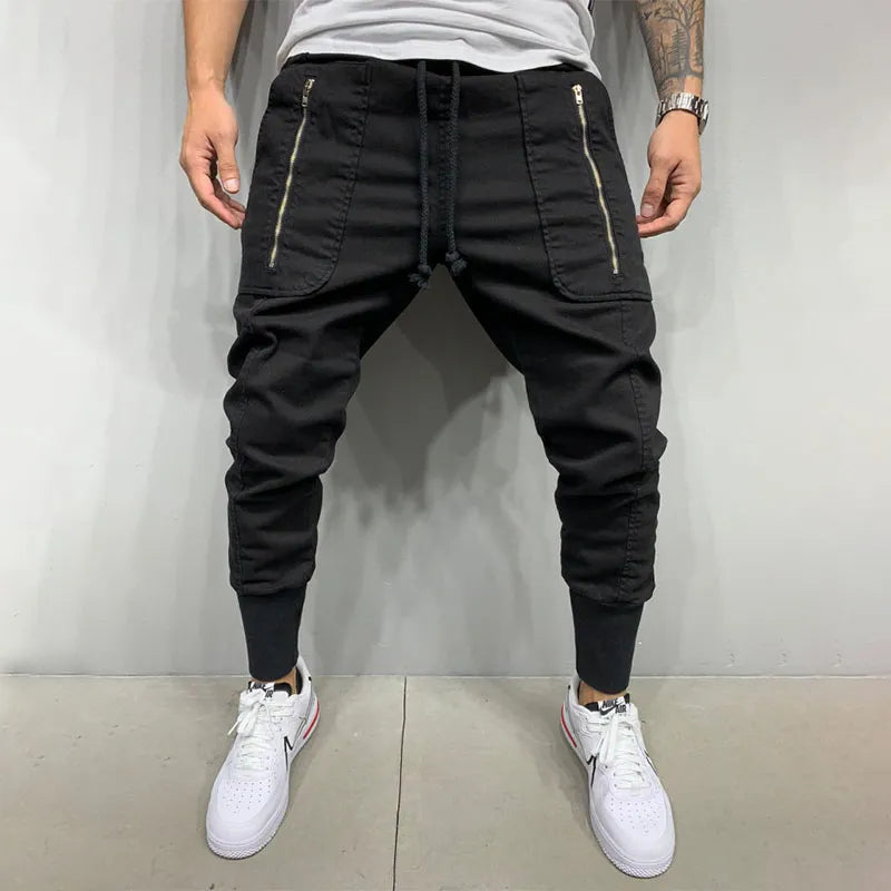 KOR Premium Quality Cargo Multi-Pocket Skinny Cotton Pants