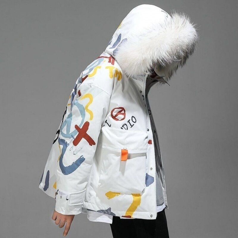 Sam Winter Cartoon Windbreaker Jacket