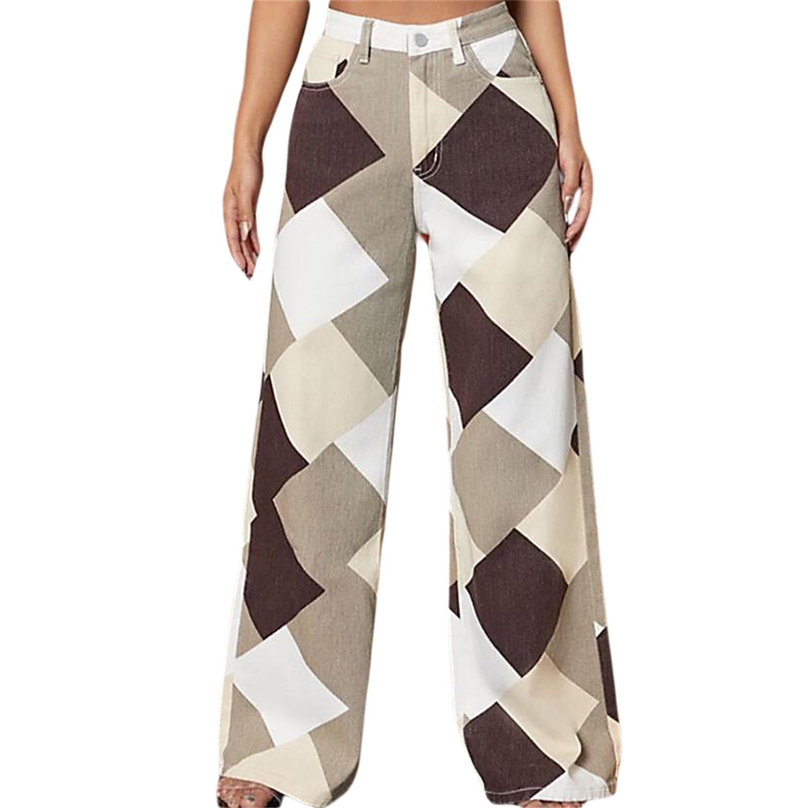 Chica High Waist Straight Leg Pants