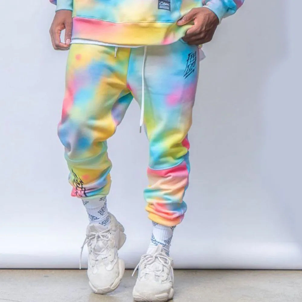FeelGood Oversized Tie-dye Sport High Quality Hoodies Set