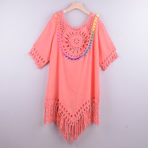 Floral Lace Hollow Swimsuit Cover-Ups