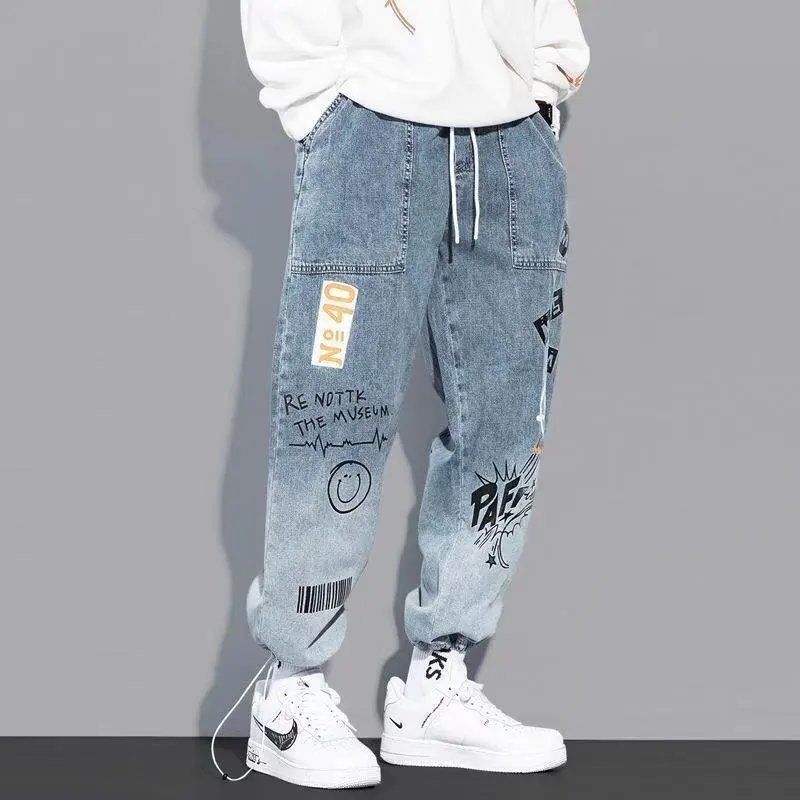 High quality Fashion Men's Cargo pants Hip Hop Streetwear Jogging Pants Men Casual Elastic Waist Men Clothing Trousers - sepolia shop