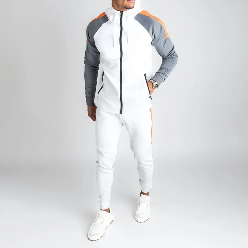 Tracksuit Joggers Sets Men Hoodies+ Pant