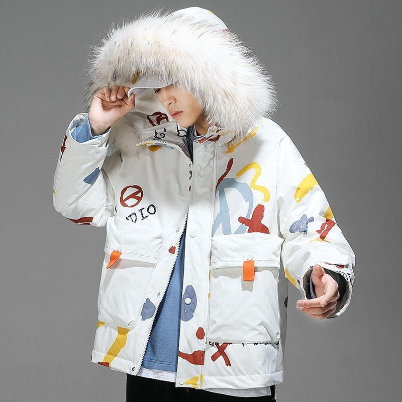 Sam Winter Cartoon Windbreaker Jacket