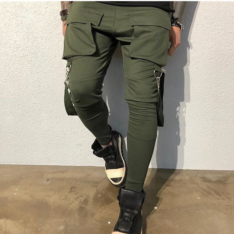 CRISWALK | Slim Pants Men Hip-hop Street Fashion - sepolia shop