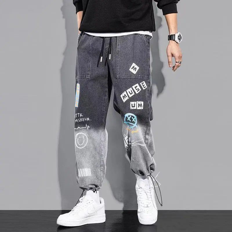 High quality Fashion Men&#39;s Cargo pants Hip Hop Streetwear Jogging Pants Men Casual Elastic Waist Men Clothing Trousers - sepolia shop