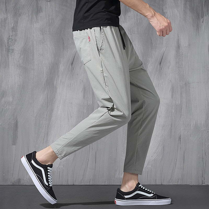 Kor Ice Silk Elastic Trousers