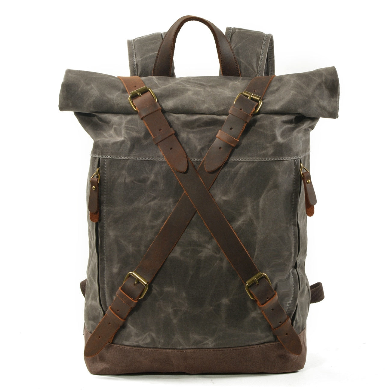 Lux Vintage Waterproof Anti-Theft Wax Canvas Backpack
