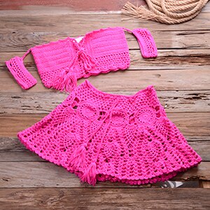 Nota Bohemian Style Crochet Bikini Set
