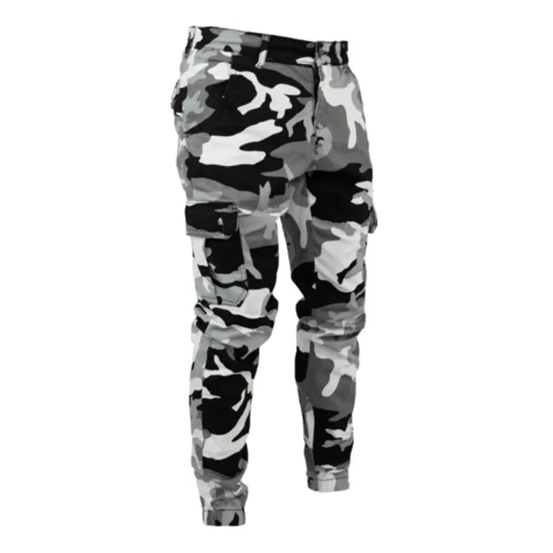 Camouflage Style Slim Multi Pocket Trouser