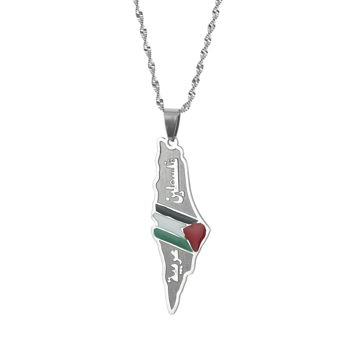 Stainless Steel Palestine Pendant Chain