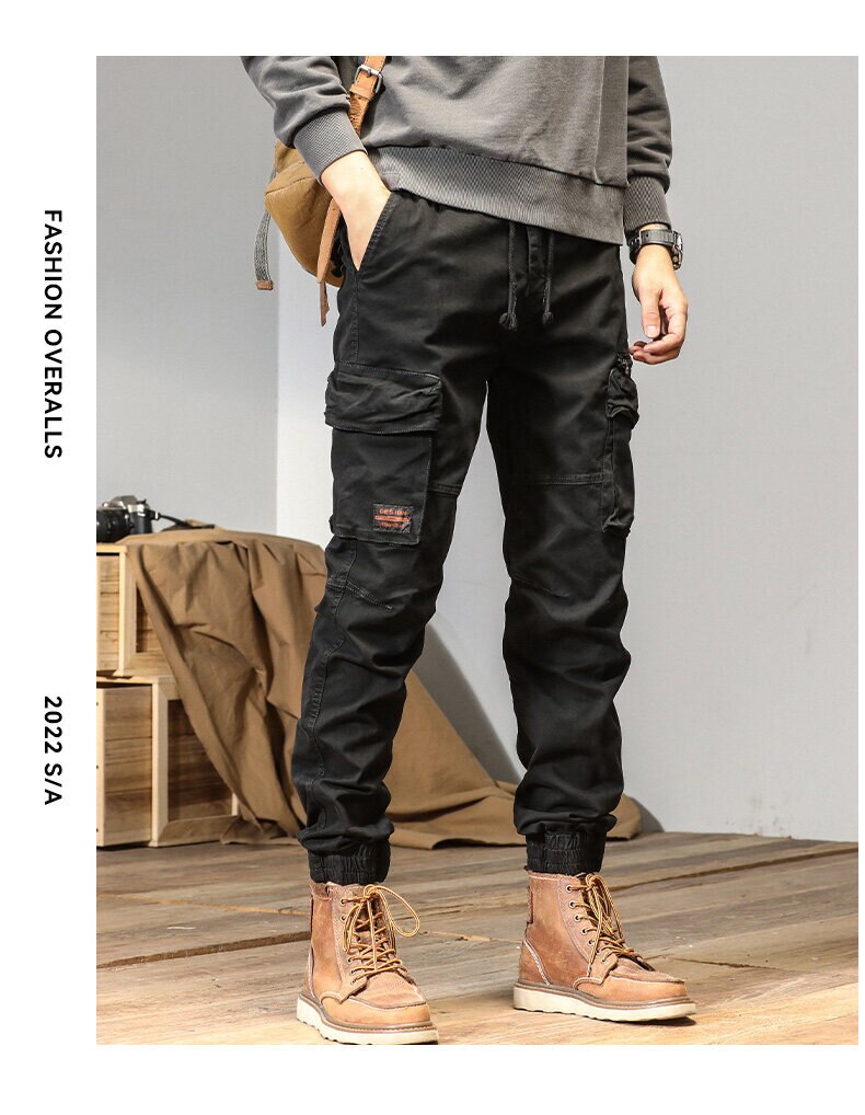 CAAYU | Joggers Cargo Casual Pants Men - sepolia shop