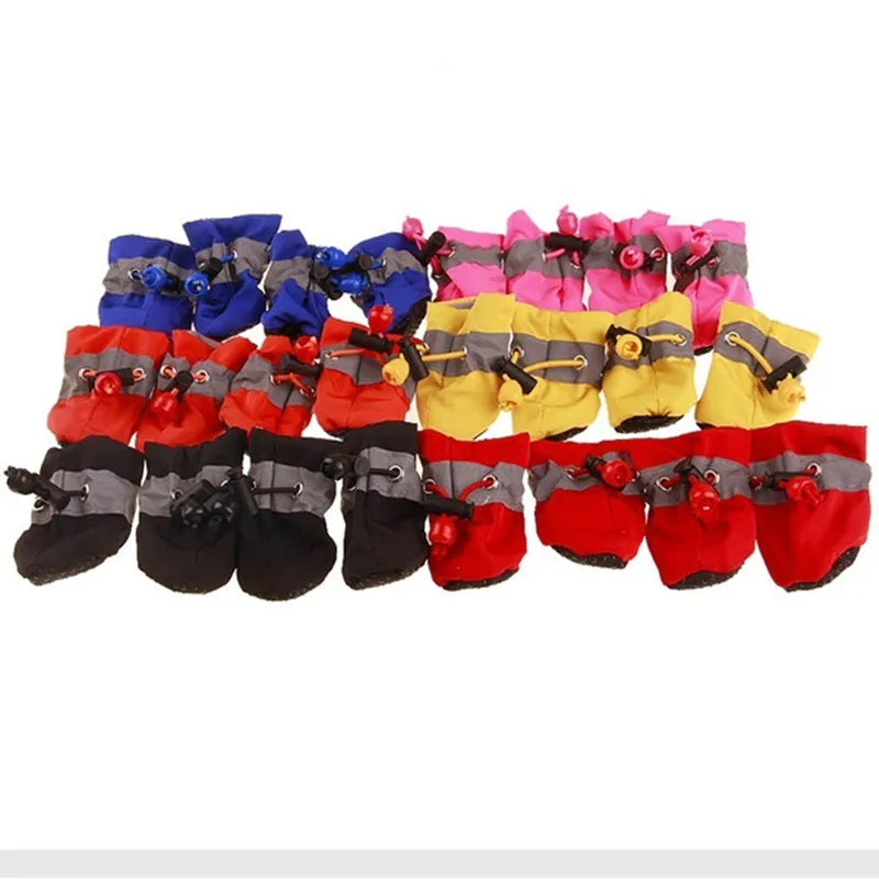 Sepo - 4pcs/set Waterproof  Anti-slip Rain Boots