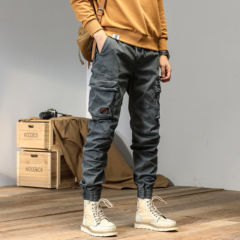 CAAYU | Joggers Cargo Casual Pants Men - sepolia shop