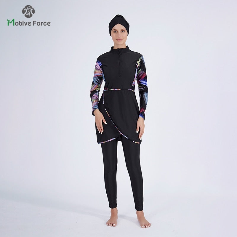 Long Sleeve Sport Swimsuit  3PCS - sepolia shop