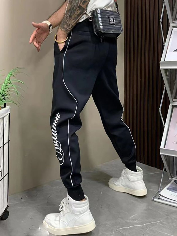 ZEN High-quality Fashion Baggy Embroidery Sweatpants