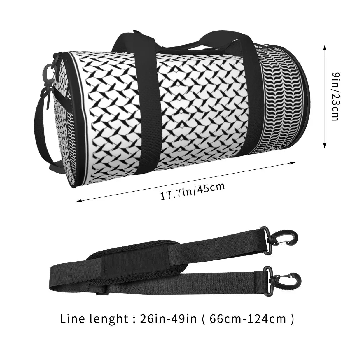 Keffiyeh Design Sport/travel Waterproof Bag