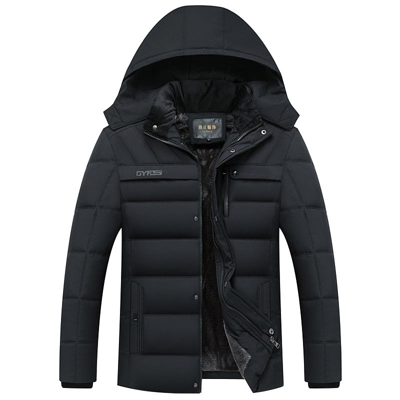 SOL New Windproof Hooded Winter Coat