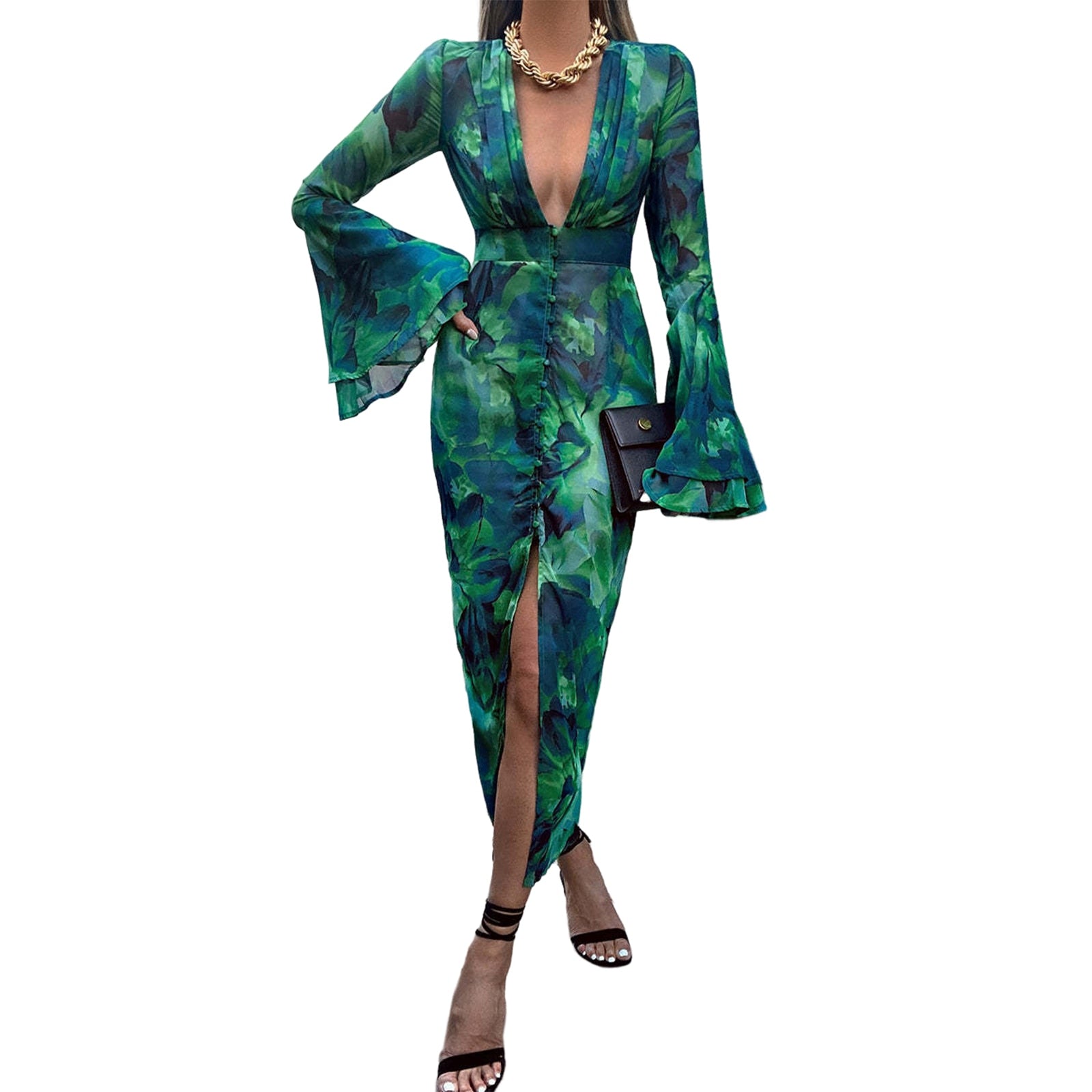 Sheer See-through Long Summer Dress