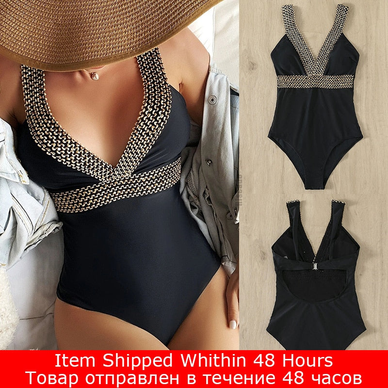 Riseado Sexy Push Up One Piece Swimsuit - sepolia shop