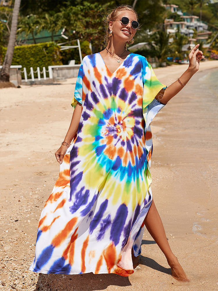 Bohemian Plus Size Kaftan Beach Tunic