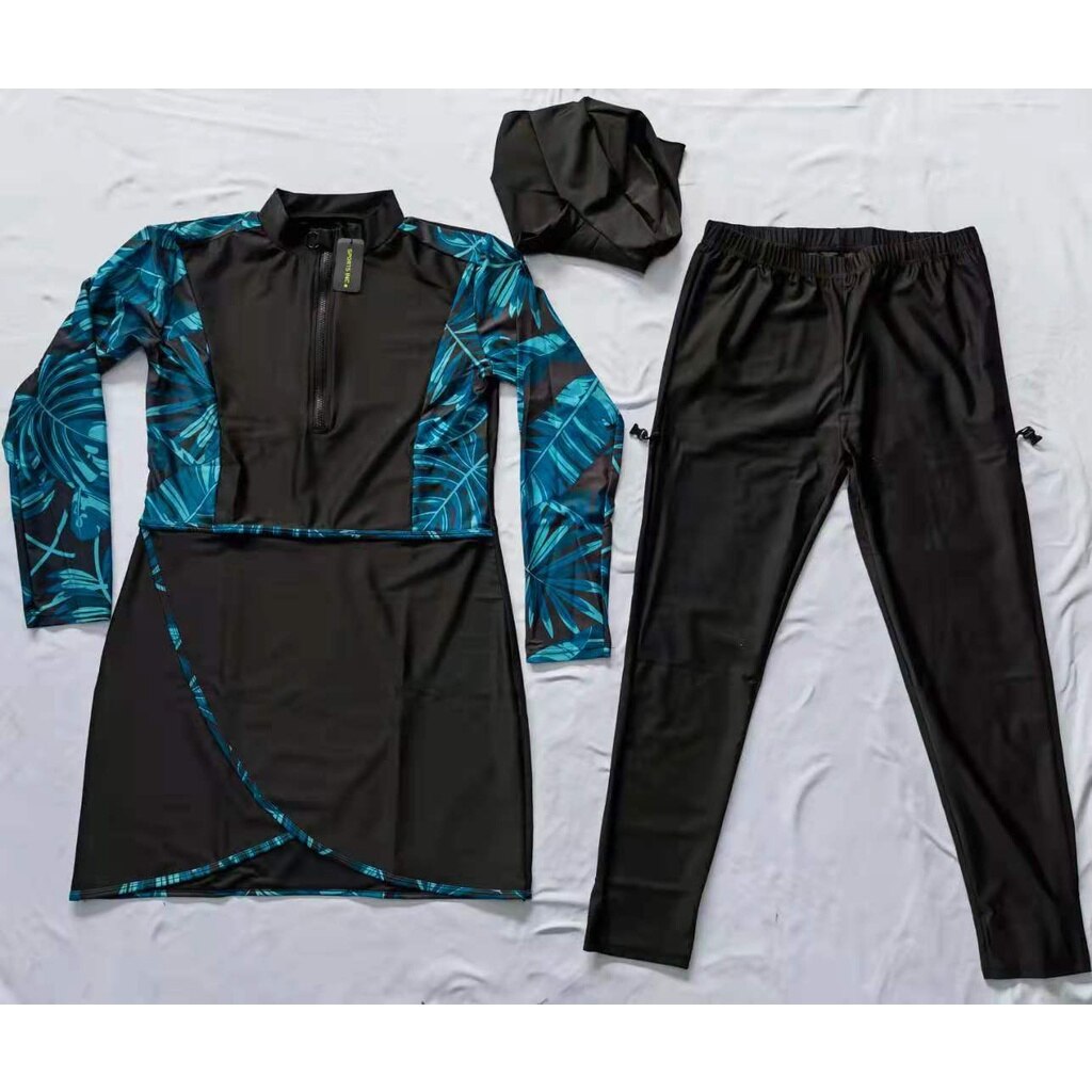 Long Sleeve Sport Swimsuit  3PCS - sepolia shop