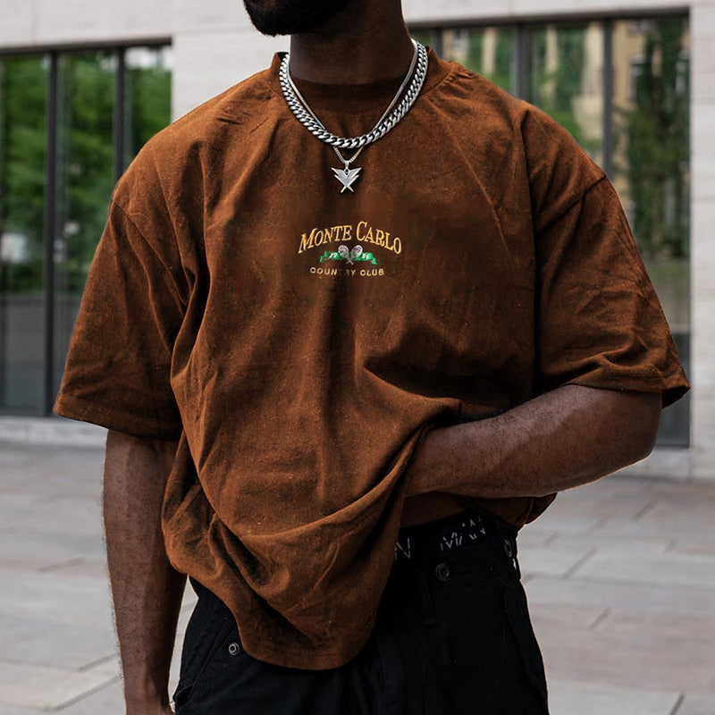 Streetwear Men T Shirts - MonteCarlo Print