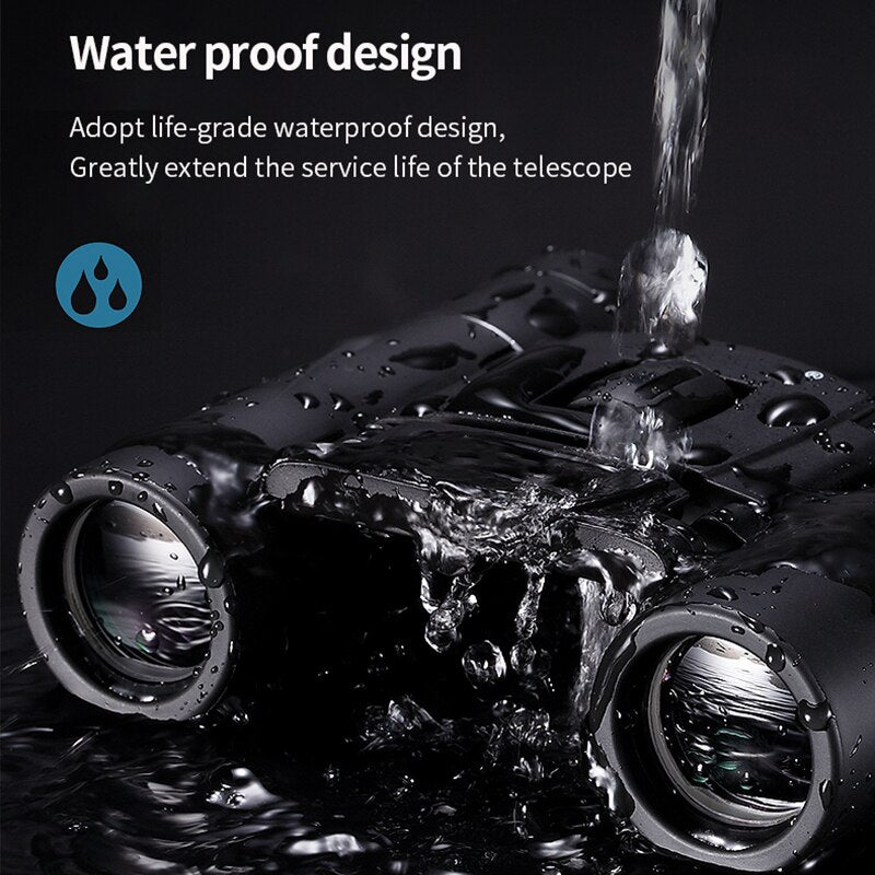 Moge100x22 Binocular High Power Hd Telescope Portable Travel 40x22 Pocket Telescope For Hunting Outdoor Camping Travel - sepolia shop