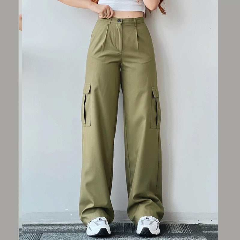 Chica Vintage High Waist baggy Trousers