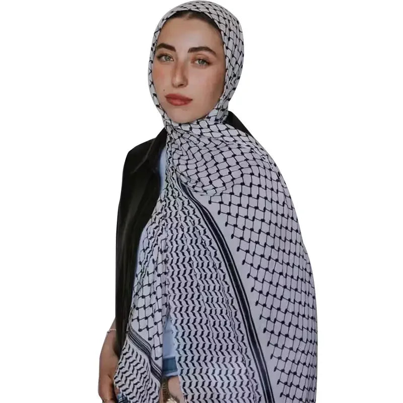 Palestine Keffiyeh Scarf Chiffon Hijab