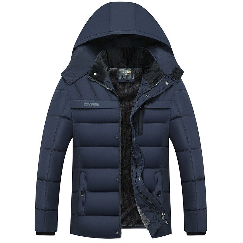 SOL New Windproof Hooded Winter Coat