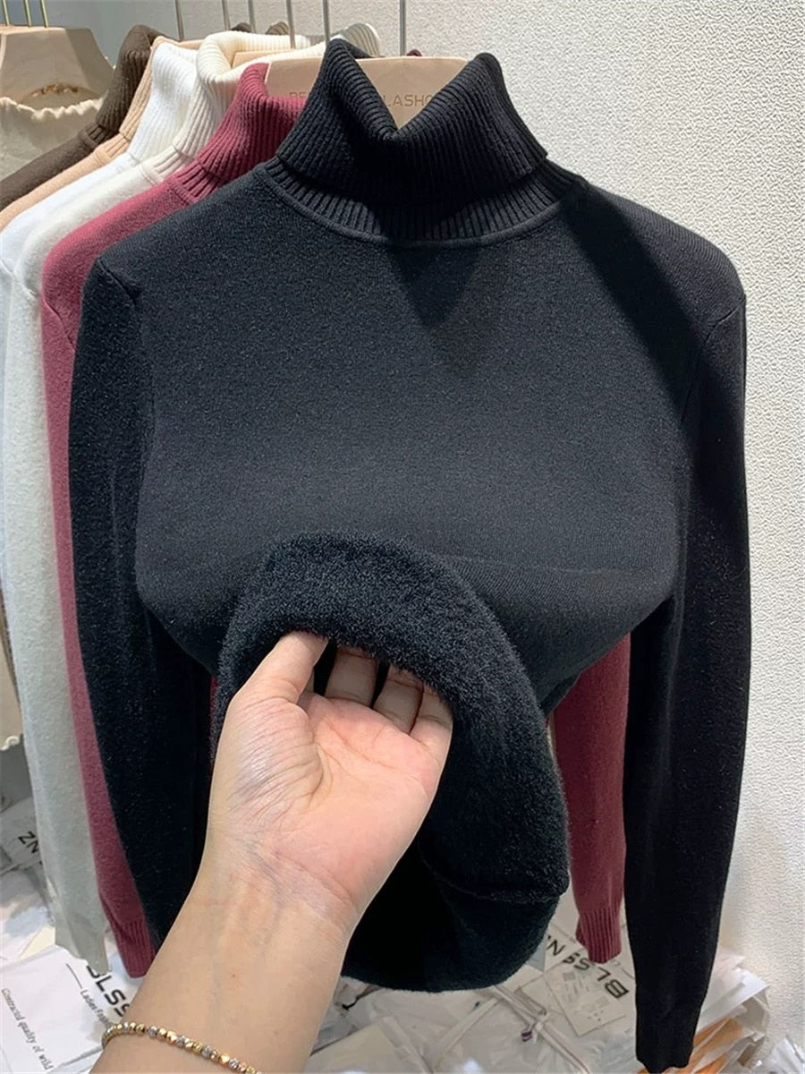 Sepo Turtleneck Winter Elegant Sweater