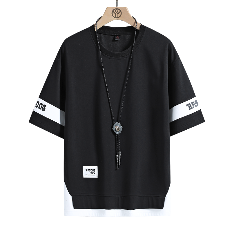 Hip Hop Loose Mens Streetwear Casual T-shirts