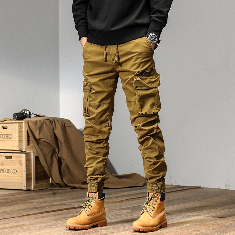 CAAYU | Joggers Cargo Casual Pants Men - sepolia shop