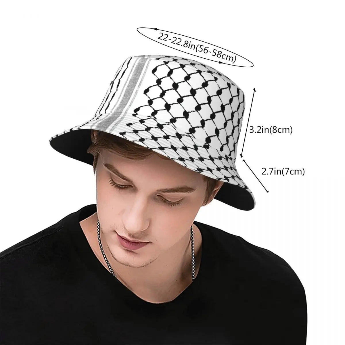 Palestinian Hatta Designed Unisex Hat