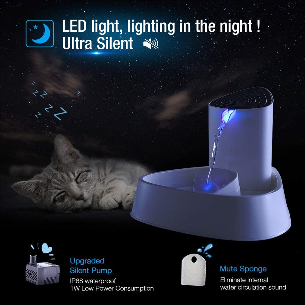 ELSPET Cat Drinking Automatic Fountain 1.5L/3L