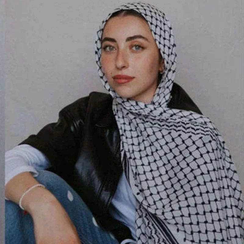 Palestine Keffiyeh Scarf Chiffon Hijab