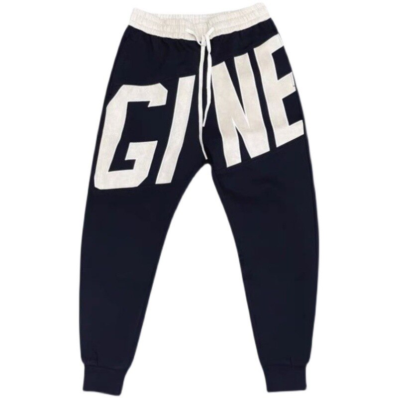 KOR Y2K Letter Printed Designer Sweatpants