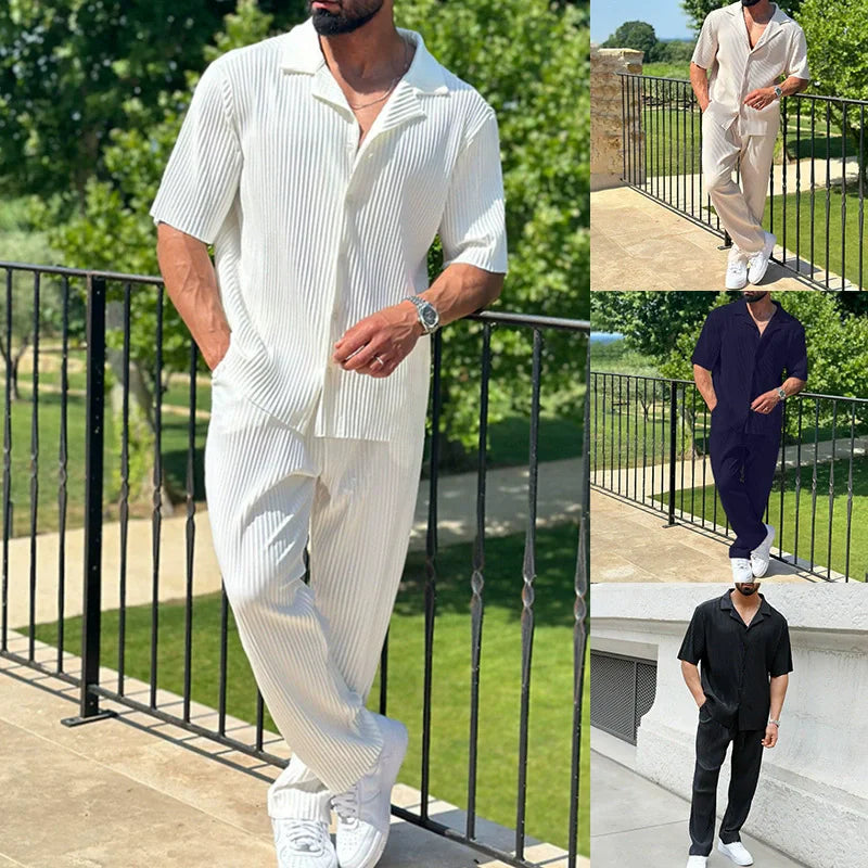 Zen Stripped Outfit Set