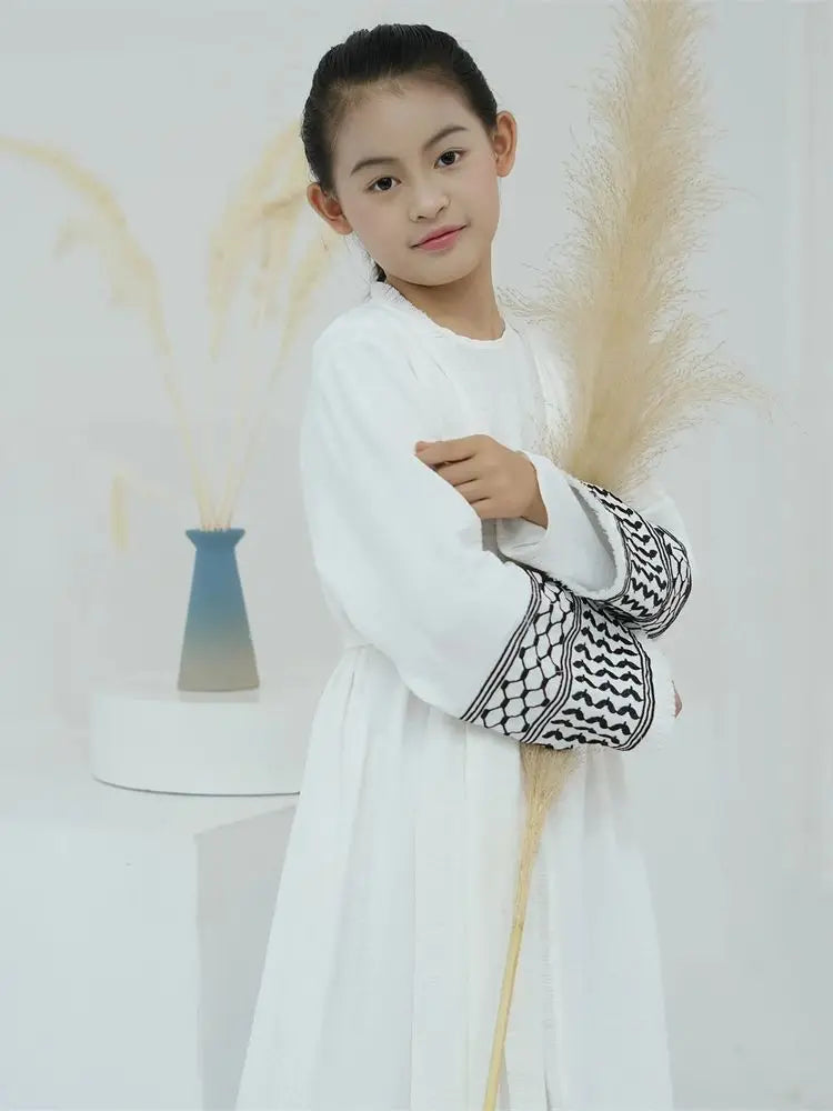 New Open Plain Hatta designed Abayas For Girls