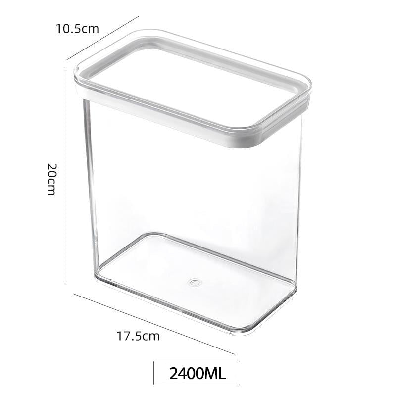 Cabinet Hanging Airtight Food Storage Container Plastic Kitchen Refrigerator Large-capacity Noodle Box Multigrain Storage Tank - sepolia shop