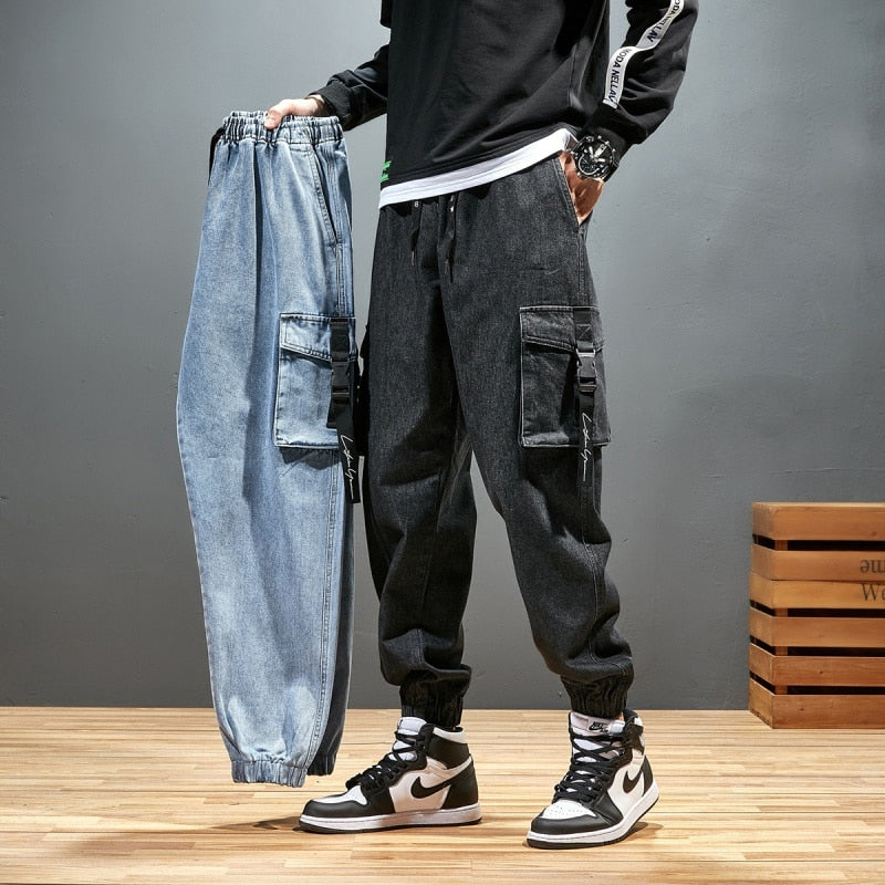 Jap Cargo Denim Baggy Pants (S-8XL)