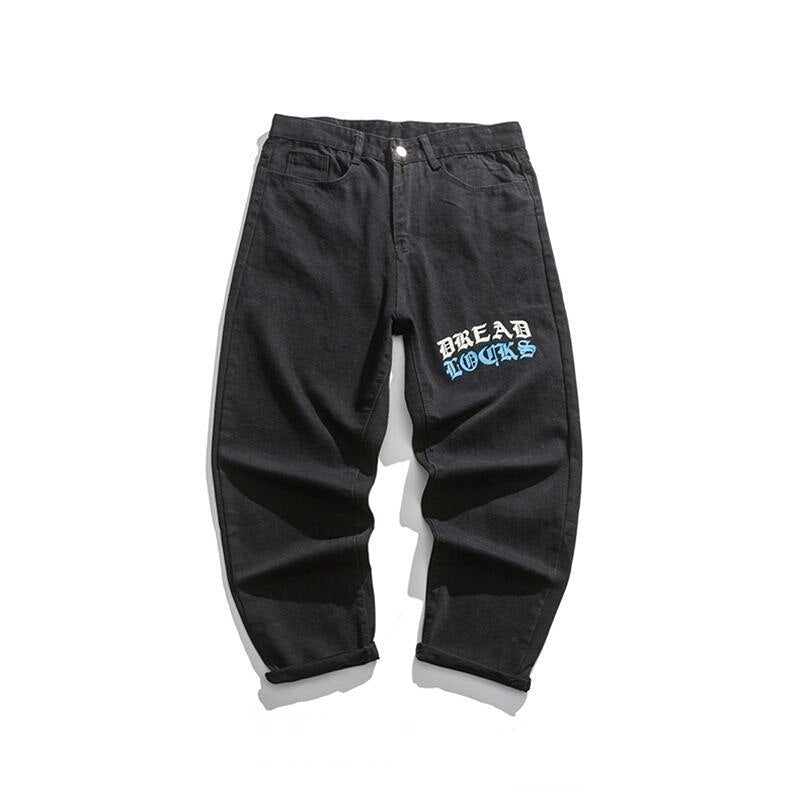 Max | street Japanese trendy brand jeans straight-leg pants - sepolia shop